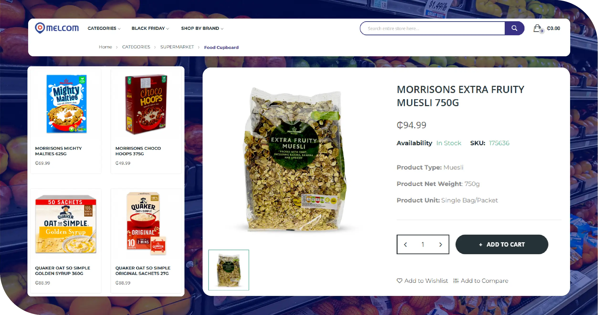 Melcom Grocery Ghana Key Solutions